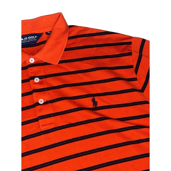 Ralph Lauren Golf Polo Shirt Mens XL Orange Preppy Casual Pima Cotton - Picture 1 of 6